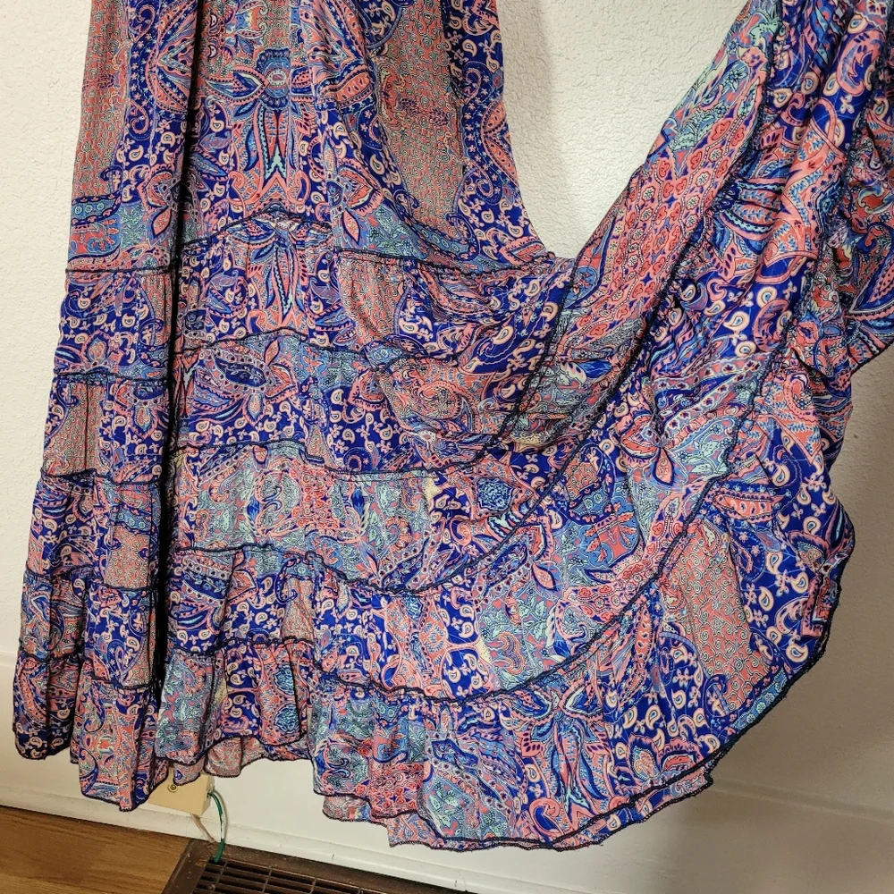 Multicolor Bohemian Maxi Dress - Picture 4 of 5